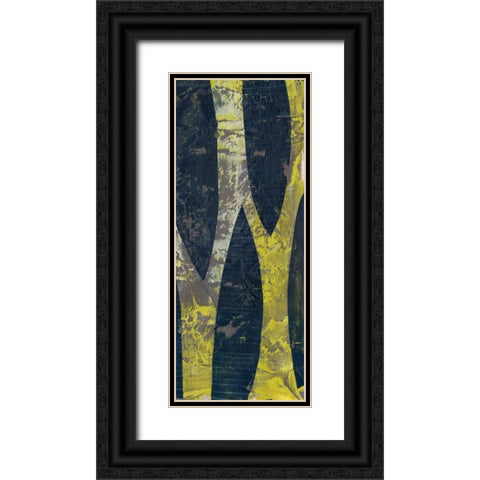 Exclusion II Black Ornate Wood Framed Art Print with Double Matting by Goldberger, Jennifer