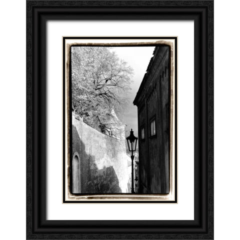 Glimpses of Prague II Black Ornate Wood Framed Art Print with Double Matting by DeNardo, Laura