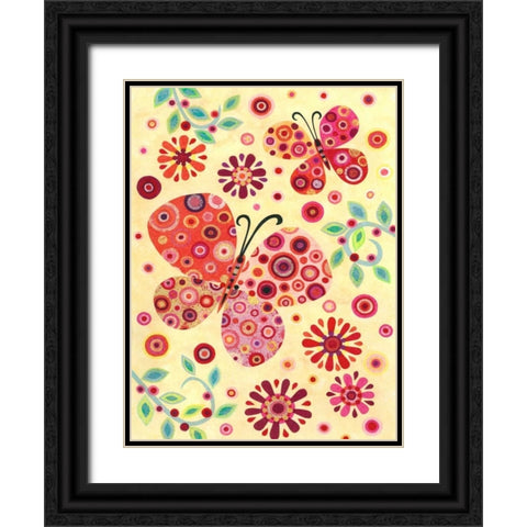 Breezy Day Black Ornate Wood Framed Art Print with Double Matting by Conway, Kim