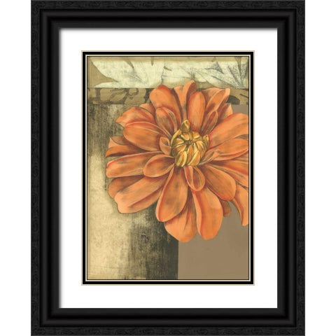 Small Ethereal Bloom II Black Ornate Wood Framed Art Print with Double Matting by Goldberger, Jennifer