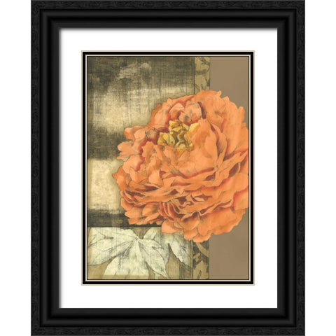 Small Ethereal Bloom III Black Ornate Wood Framed Art Print with Double Matting by Goldberger, Jennifer