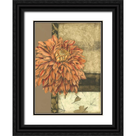 Small Ethereal Bloom IV Black Ornate Wood Framed Art Print with Double Matting by Goldberger, Jennifer