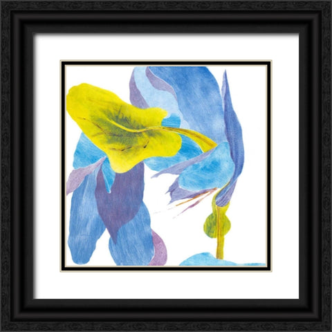 Surprise Indigo III Black Ornate Wood Framed Art Print with Double Matting by Roth, Carolyn