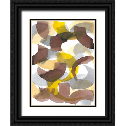 Parenthesis I Black Ornate Wood Framed Art Print with Double Matting by Fuchs, Jodi