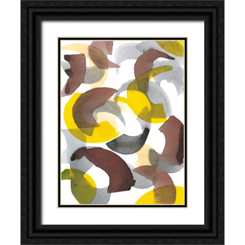 Parenthesis II Black Ornate Wood Framed Art Print with Double Matting by Fuchs, Jodi