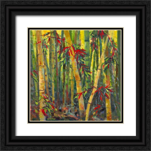 Bamboo Grove I Black Ornate Wood Framed Art Print with Double Matting by Oleson, Nanette