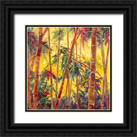 Bamboo Grove II Black Ornate Wood Framed Art Print with Double Matting by Oleson, Nanette