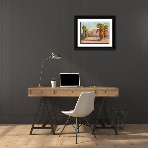 Desert Repose III Black Ornate Wood Framed Art Print with Double Matting by Oleson, Nanette