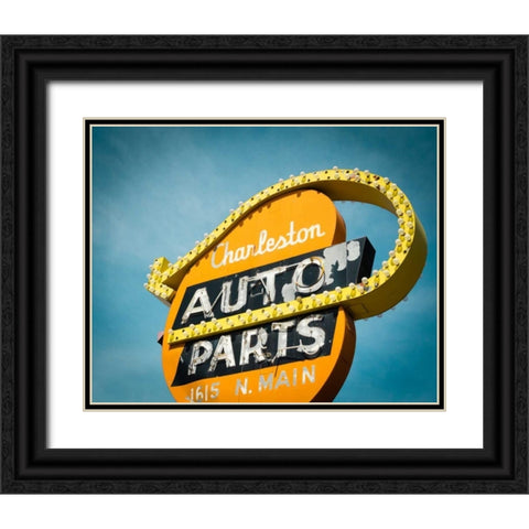 Vintage Retail I Black Ornate Wood Framed Art Print with Double Matting by Recapturist