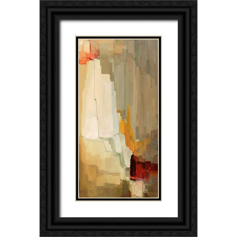 Mesa Panels II Black Ornate Wood Framed Art Print with Double Matting by Burghardt, James