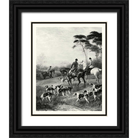 Homewards Black Ornate Wood Framed Art Print with Double Matting by Lucas, Arthur