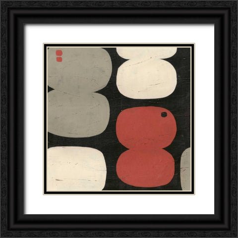 Figure Eight III Black Ornate Wood Framed Art Print with Double Matting by Vess, June Erica