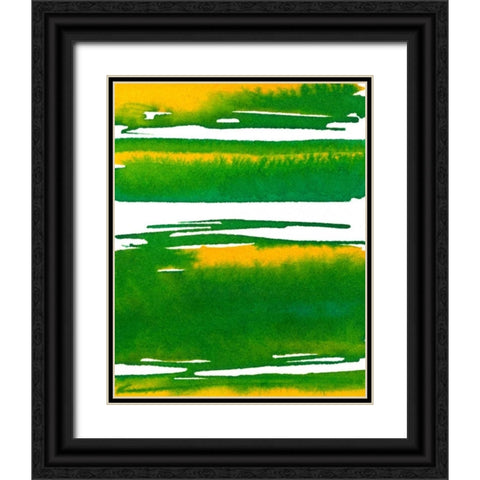 Saturated Spring I Black Ornate Wood Framed Art Print with Double Matting by Stramel, Renee W.
