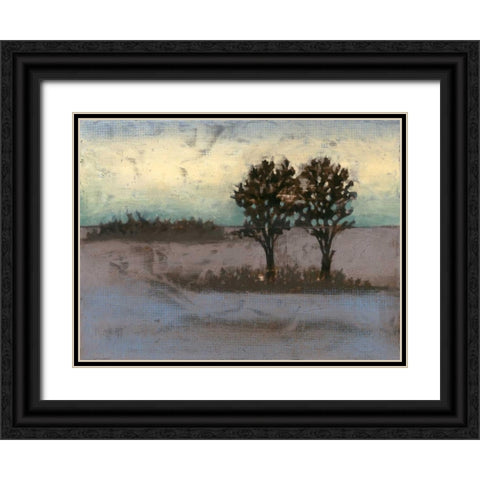 Rustic Meadow II Black Ornate Wood Framed Art Print with Double Matting by Goldberger, Jennifer