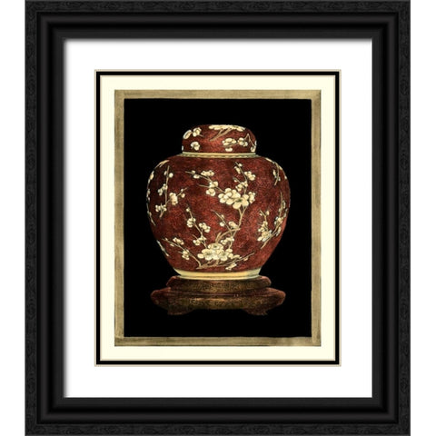 Ginger Jar I Black Ornate Wood Framed Art Print with Double Matting by Vision Studio