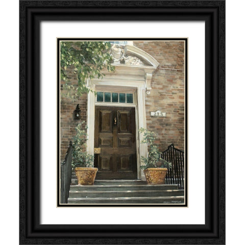 Grove Avenue Black Ornate Wood Framed Art Print with Double Matting by Meagher, Megan