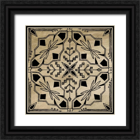 Intricate Detail IV Black Ornate Wood Framed Art Print with Double Matting by Vision Studio