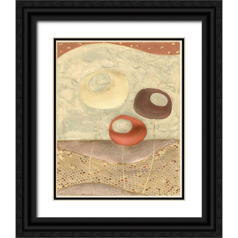 Alloy I Black Ornate Wood Framed Art Print with Double Matting by Vess, June Erica