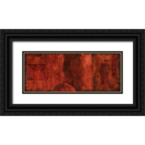Scarlet Serendipity II Black Ornate Wood Framed Art Print with Double Matting by Slocum, Nancy