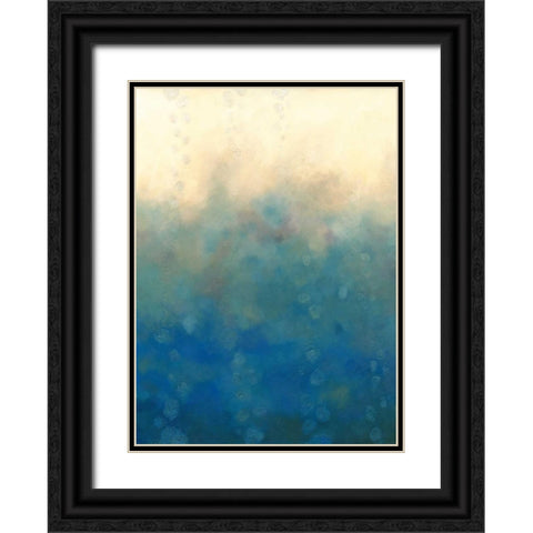 Sea and Sky I Black Ornate Wood Framed Art Print with Double Matting by Zarris, Chariklia