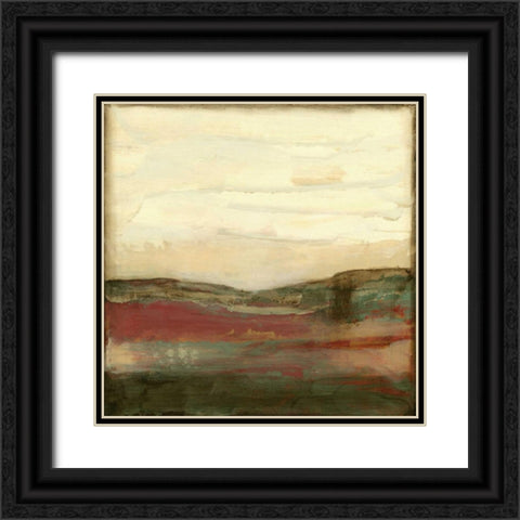 Horizon III Black Ornate Wood Framed Art Print with Double Matting by Goldberger, Jennifer