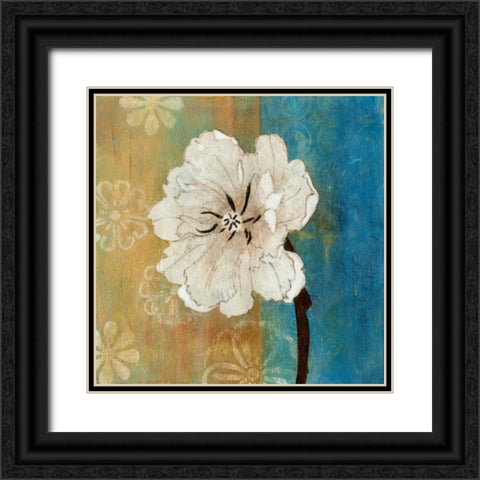 Full Bloom II Black Ornate Wood Framed Art Print with Double Matting by Green-Aldridge, W.