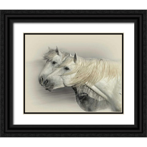 Curiosity Black Ornate Wood Framed Art Print with Double Matting by PHBurchett