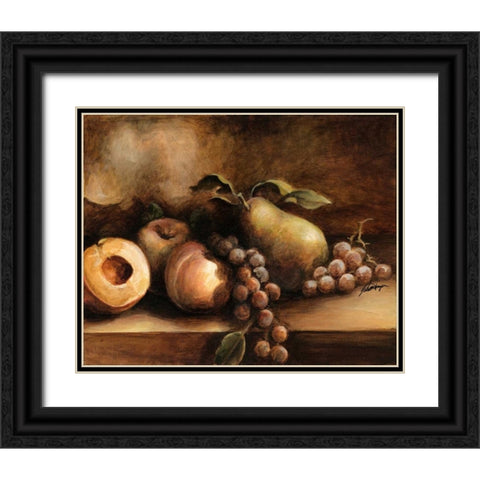 Classic Still Life I Black Ornate Wood Framed Art Print with Double Matting by Harper, Ethan