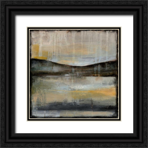 Misty Horizon II Black Ornate Wood Framed Art Print with Double Matting by Goldberger, Jennifer