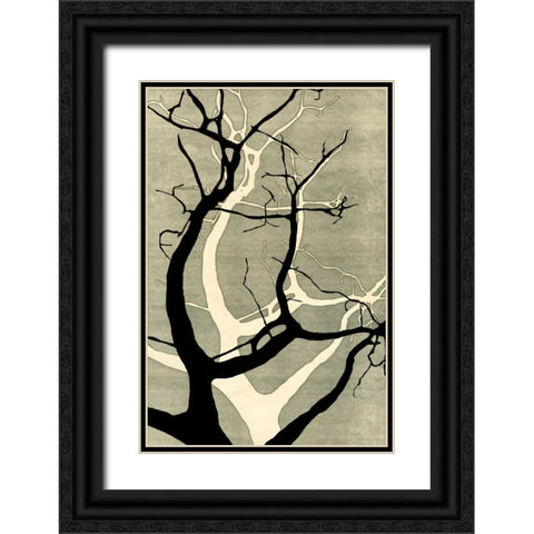 Winter Hollow I Black Ornate Wood Framed Art Print with Double Matting by Ludwig, Alicia