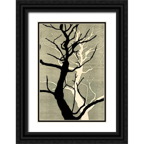 Winter Hollow II Black Ornate Wood Framed Art Print with Double Matting by Ludwig, Alicia
