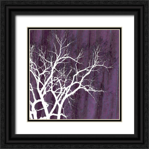 Aurora Silhouette II Black Ornate Wood Framed Art Print with Double Matting by Ludwig, Alicia