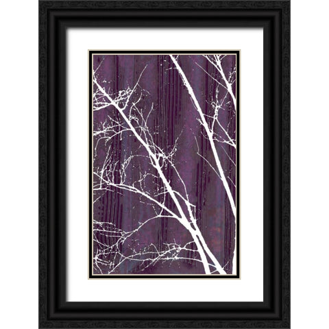 Aurora Silhouette III Black Ornate Wood Framed Art Print with Double Matting by Ludwig, Alicia