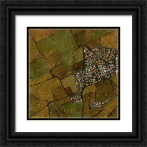 High Altitude I Black Ornate Wood Framed Art Print with Double Matting by Fagalde, Jarman