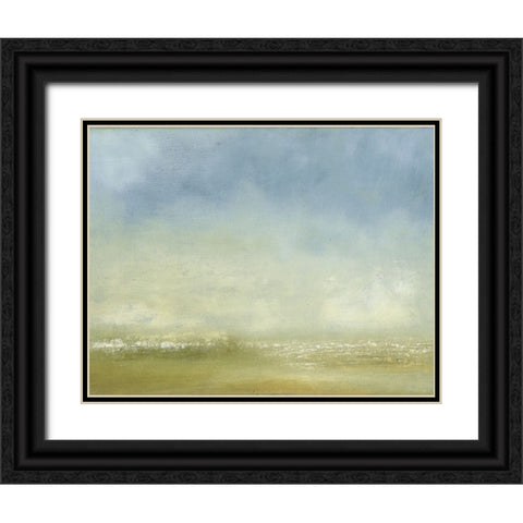 River I Black Ornate Wood Framed Art Print with Double Matting by Gordon, Sharon