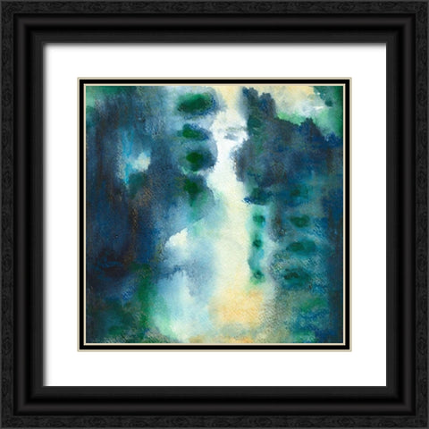 Ocean Deep II Black Ornate Wood Framed Art Print with Double Matting by Zarris, Chariklia