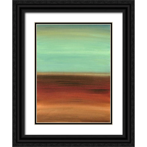 Geologic Sequence I Black Ornate Wood Framed Art Print with Double Matting by Harper, Ethan