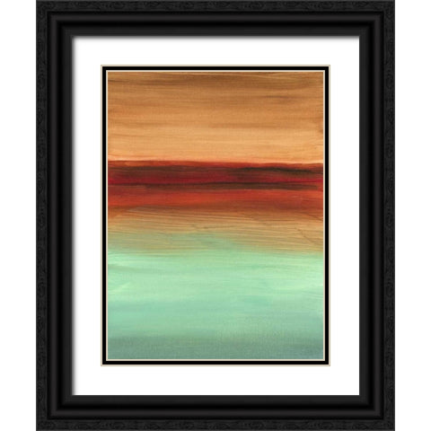 Geologic Sequence II Black Ornate Wood Framed Art Print with Double Matting by Harper, Ethan