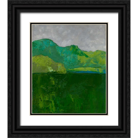 Blue Ridge I Black Ornate Wood Framed Art Print with Double Matting by Zarris, Chariklia