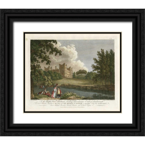 Days of Leisure I Black Ornate Wood Framed Art Print with Double Matting by Hearne, T.