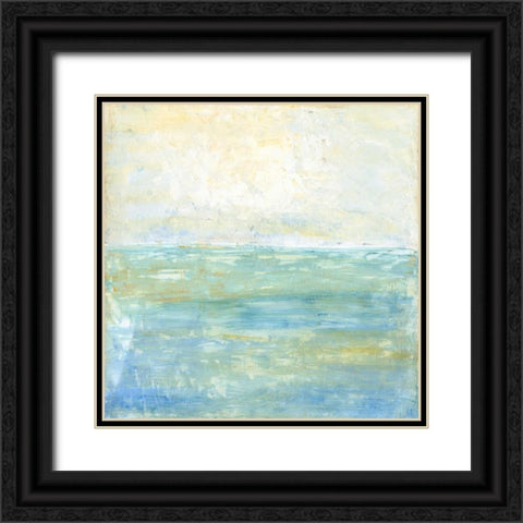 Tranquil Coast I Black Ornate Wood Framed Art Print with Double Matting by Holland, Julie