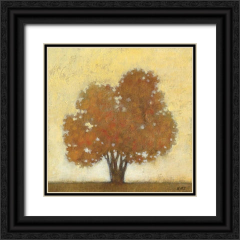 Autumn Morning Black Ornate Wood Framed Art Print with Double Matting by Wyatt Jr., Norman