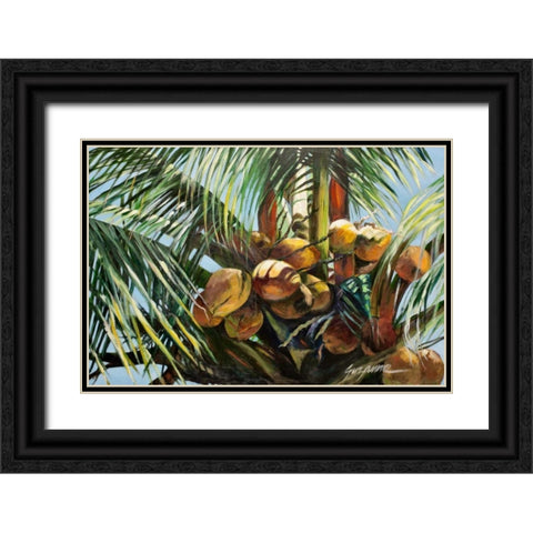 Los Cocos Black Ornate Wood Framed Art Print with Double Matting by Wilkins, Suzanne