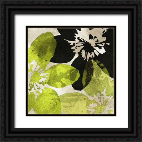 Bloomer Tiles VI Black Ornate Wood Framed Art Print with Double Matting by Burghardt, James