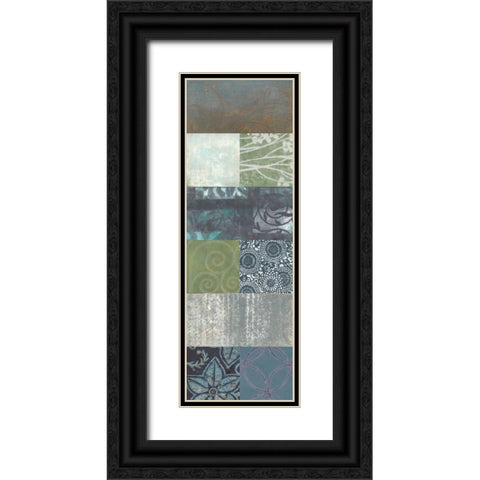 Zen Panel II Black Ornate Wood Framed Art Print with Double Matting by Vision Studio