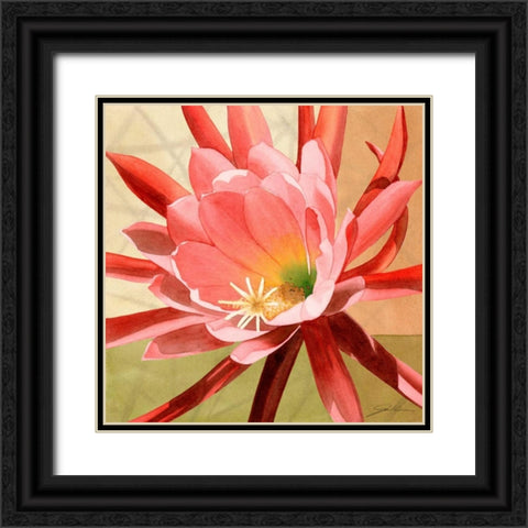 Desert Bloom I Black Ornate Wood Framed Art Print with Double Matting by Higby, Jason