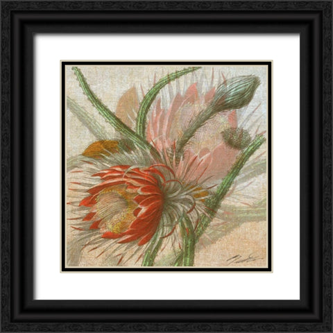 Desert Botanicals II Black Ornate Wood Framed Art Print with Double Matting by Butler, John