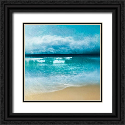 Ocean Movement I Black Ornate Wood Framed Art Print with Double Matting by Robinson, Emily