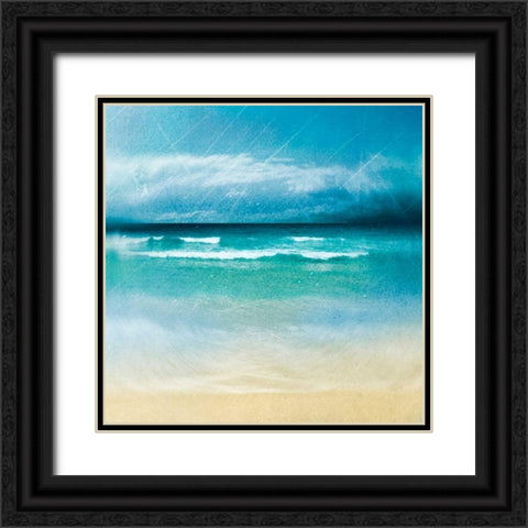 Ocean Movement II Black Ornate Wood Framed Art Print with Double Matting by Robinson, Emily
