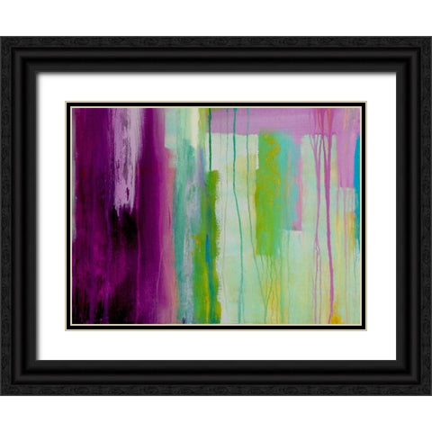 Spring Stream II Black Ornate Wood Framed Art Print with Double Matting by Ashley, Erin